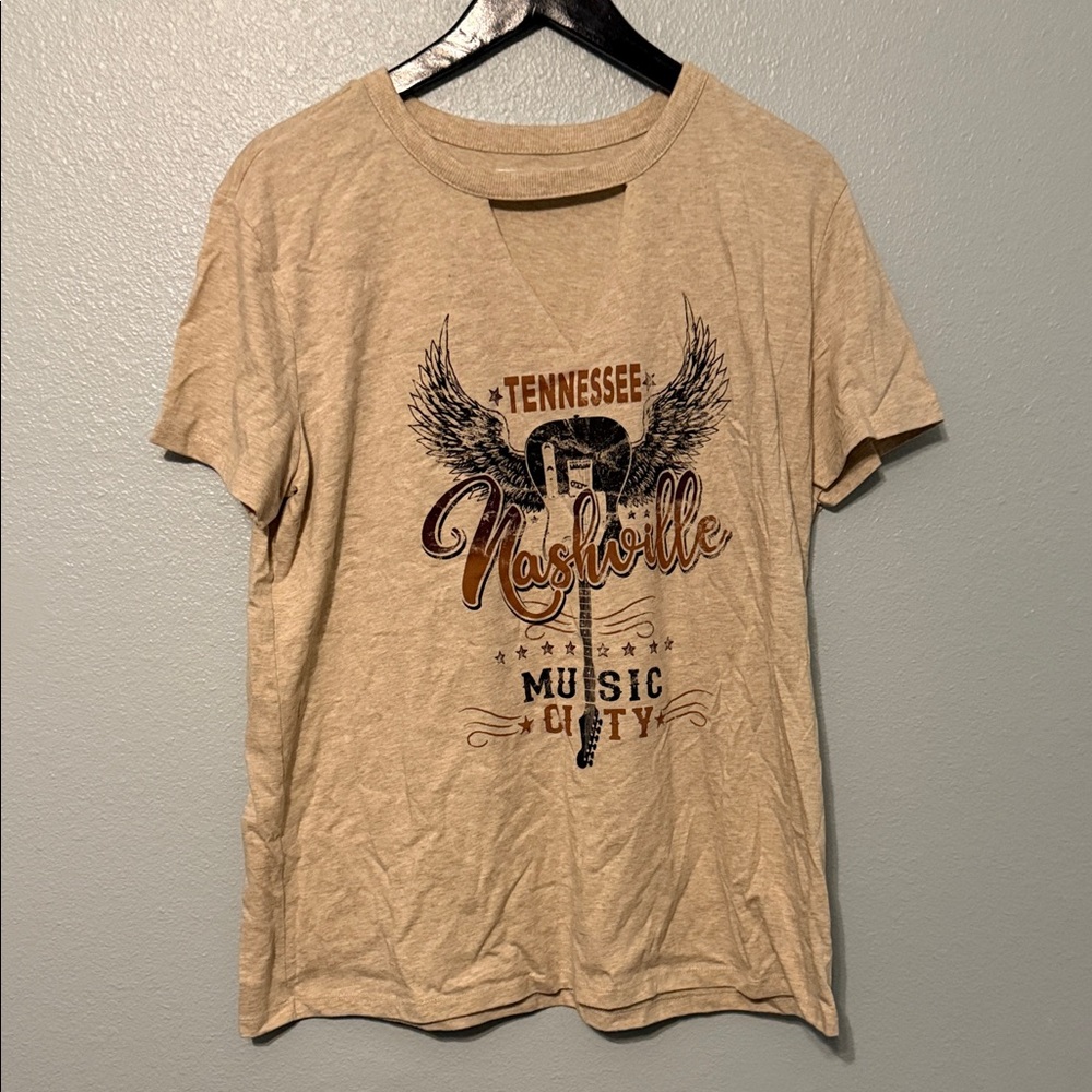 Maurices Beige Casual T-Shirt